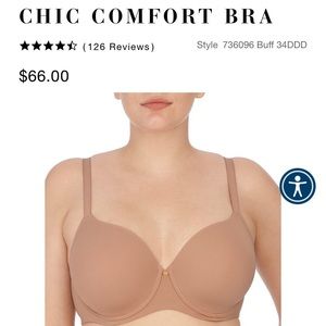 Natori Chic Comfort Bra, 34DDD